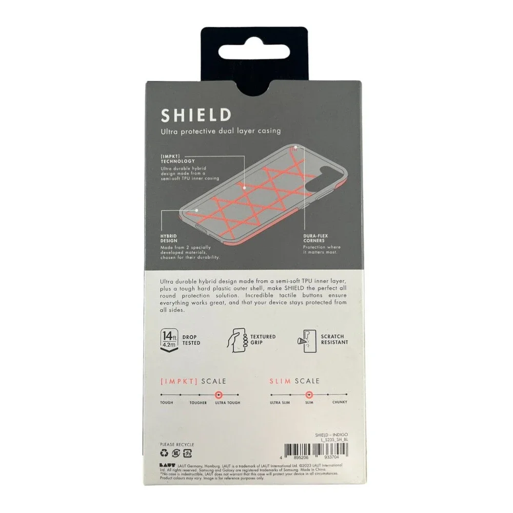 LAUT SHIELD Case Samsung Galaxy S23 Indigo New